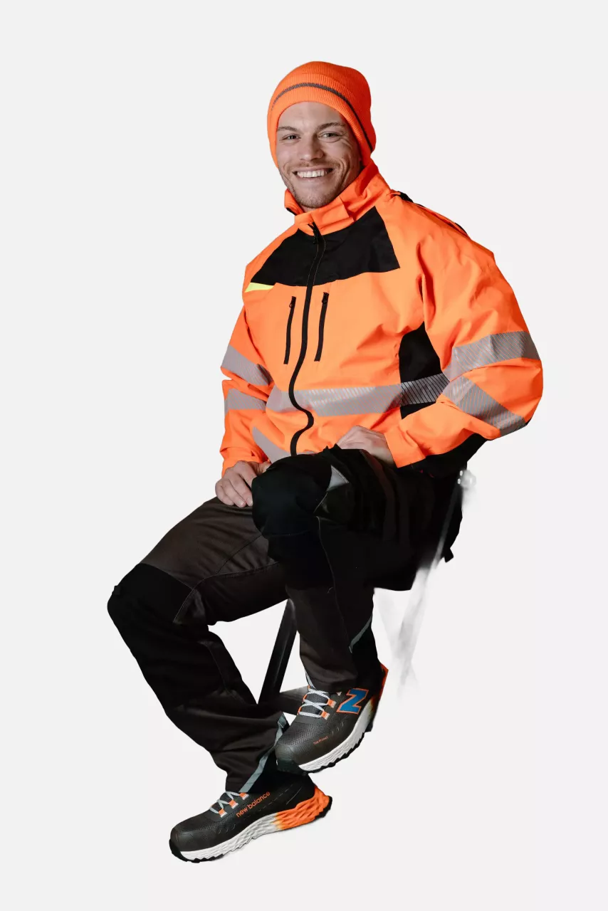 New Balance MEFCMCAP2E-5644, Cremorne Mid Safety boots S3L, chocolate / orange, image 19, gallery thumbnail