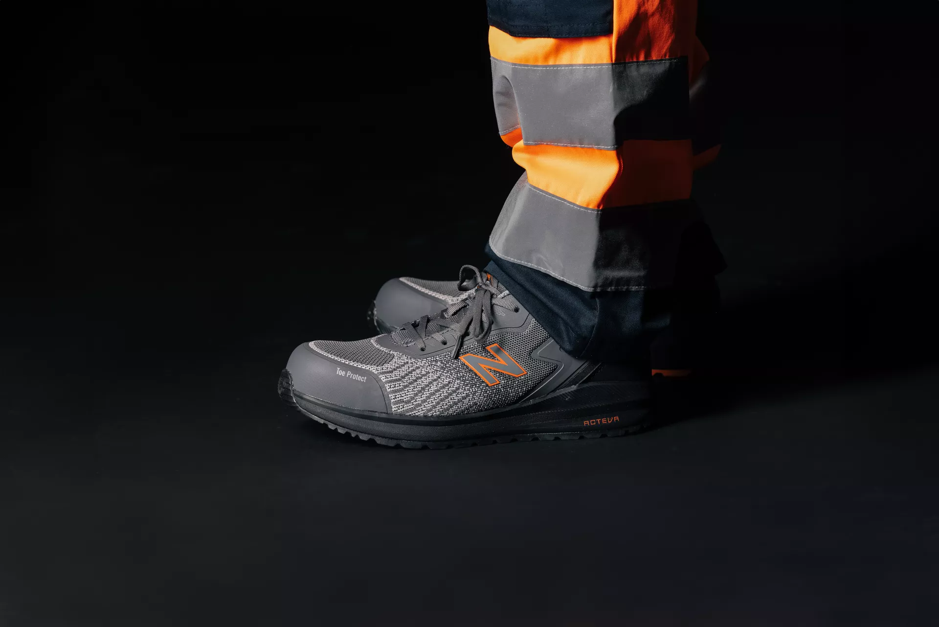 New Balance MIDSPWR-1244, Speedware Safety Shoes S1 P SRC Grey/orange, image 8