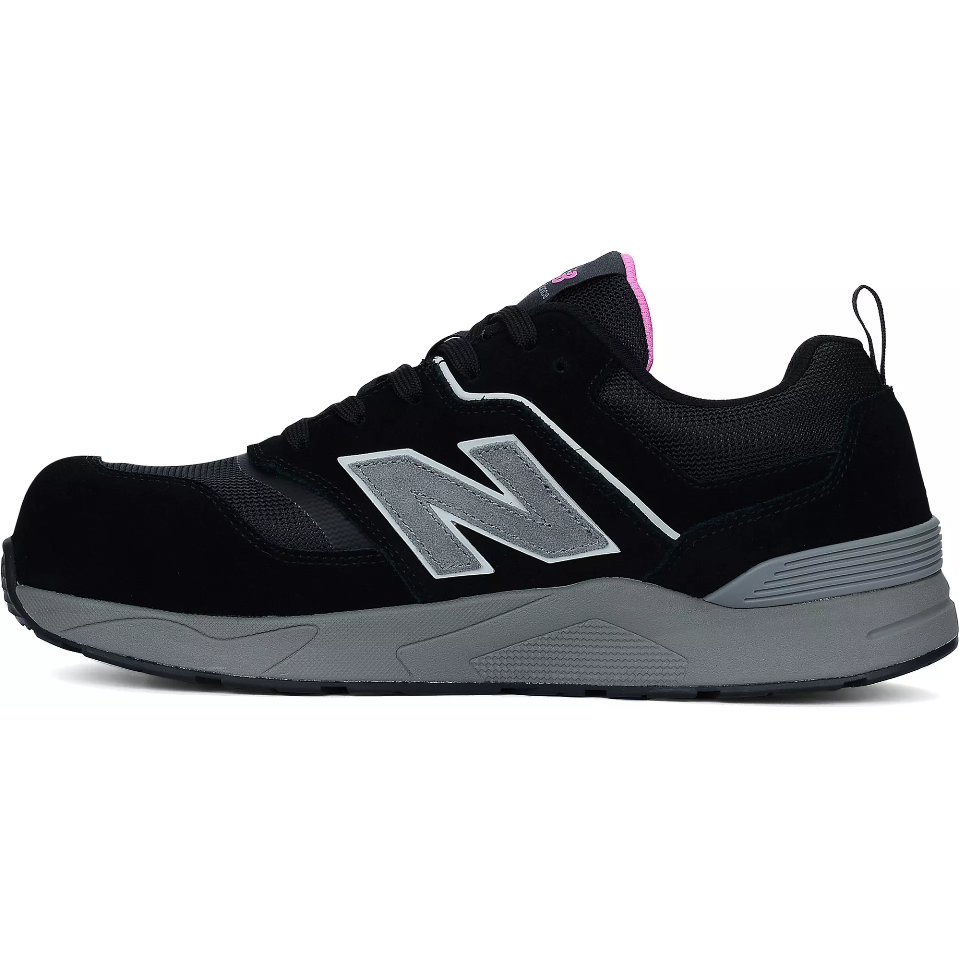New Balance WEELCAP-1063, Elite Lite Womens Safety Shoe S1 PL HRO FO SC SR Black/rose, image 3