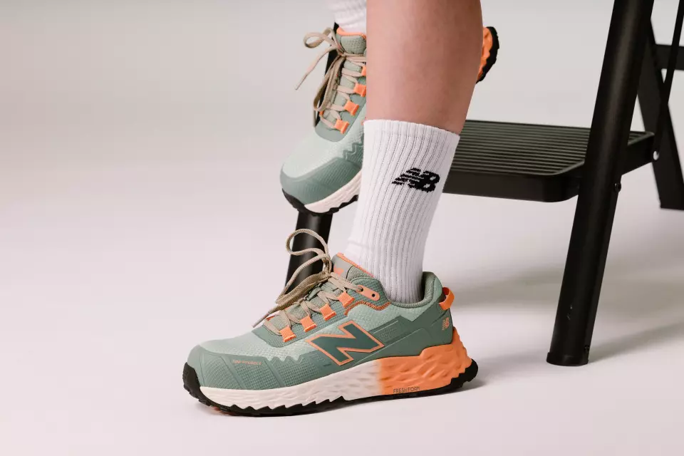 New Balance WEFCCAPD-3446, Cremorne Womens Safety shoes S3 L, aqua / pumpkin, image 8, gallery thumbnail