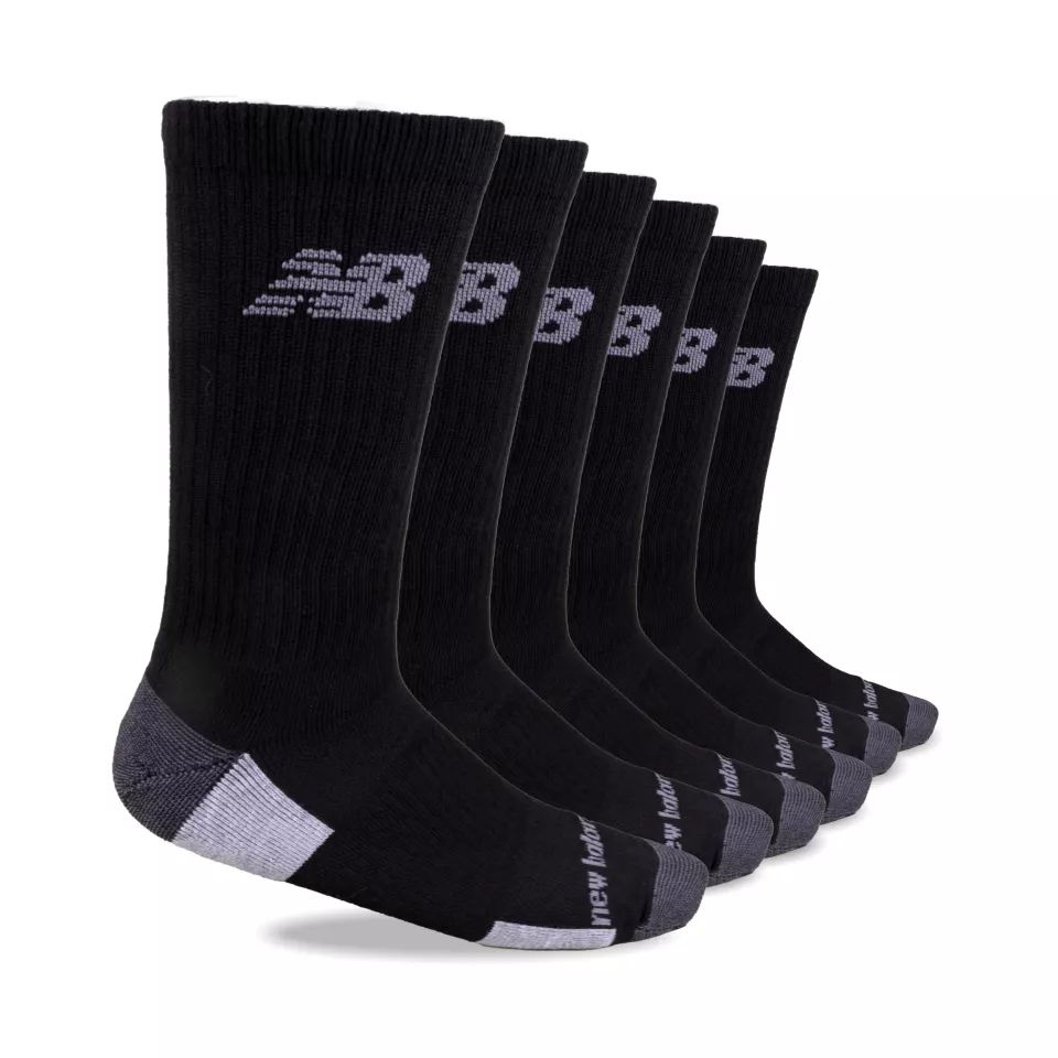 New Balance LAS51356, Performance Crew Socken, Schwarz, image 2, gallery thumbnail