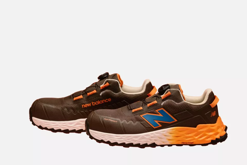 New Balance MEFFCAPB2E-5644, Cremorne BOA Safety shoes S3L, chocolate / orange, image 10, gallery thumbnail