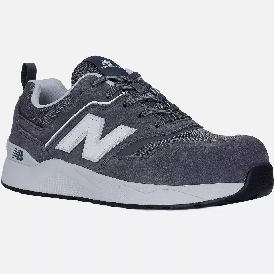 New Balance MEELCAP-1211, Elite Lite Herren Sicherheitsschuhe S1 PL HRO FO SC SR Grau/Weiß, image 1, gallery thumbnail