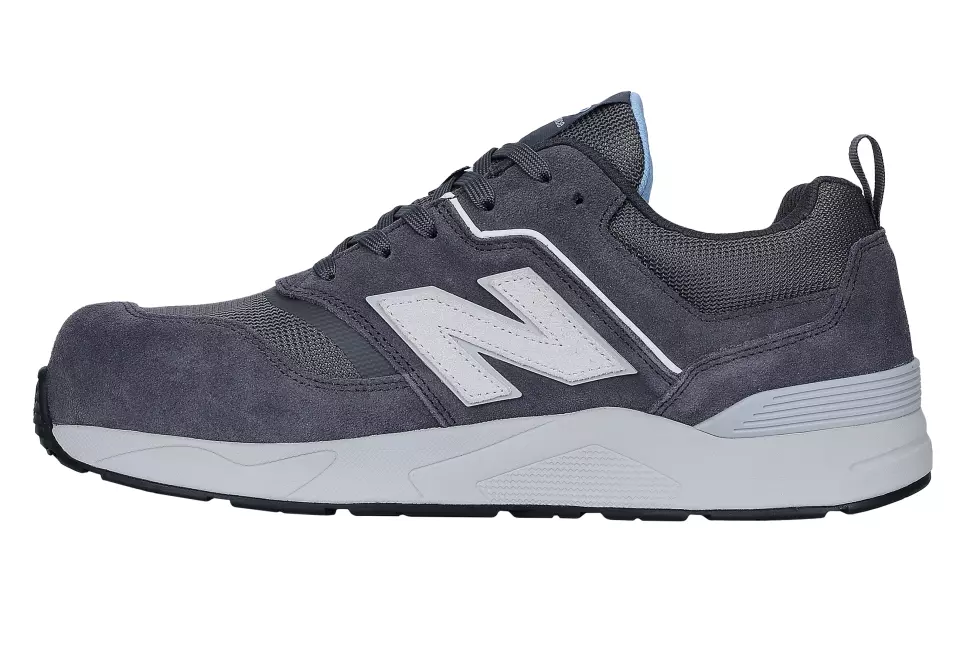 New Balance WEELCAP-2728, Elite Lite Womens Safety Shoe S1 PL HRO FO SC SR Magnet/whispy Blue, image 2, gallery thumbnail