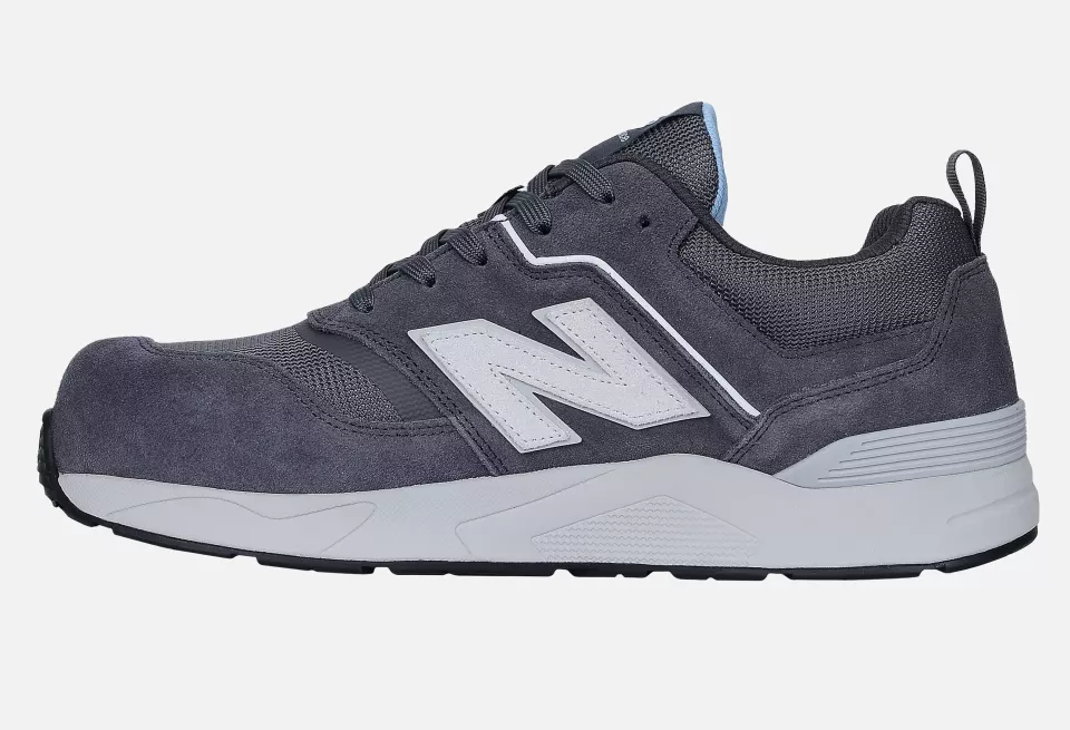 New Balance WEELCAP-2728, Elite Lite Womens Safety Shoe S1 PL HRO FO SC SR Magnet/whispy Blue, image 12, gallery thumbnail