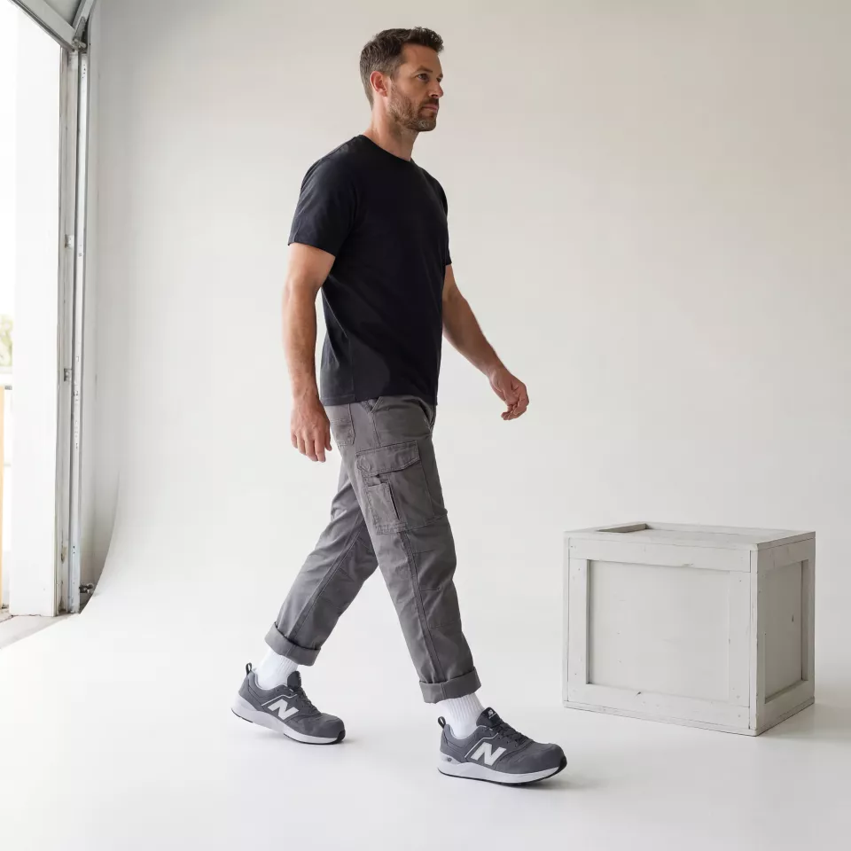 New Balance MEELCAP-1211, Elite Lite Mens Safety Shoes S1 PL HRO FO SC SR Grey/white, image 9, gallery thumbnail