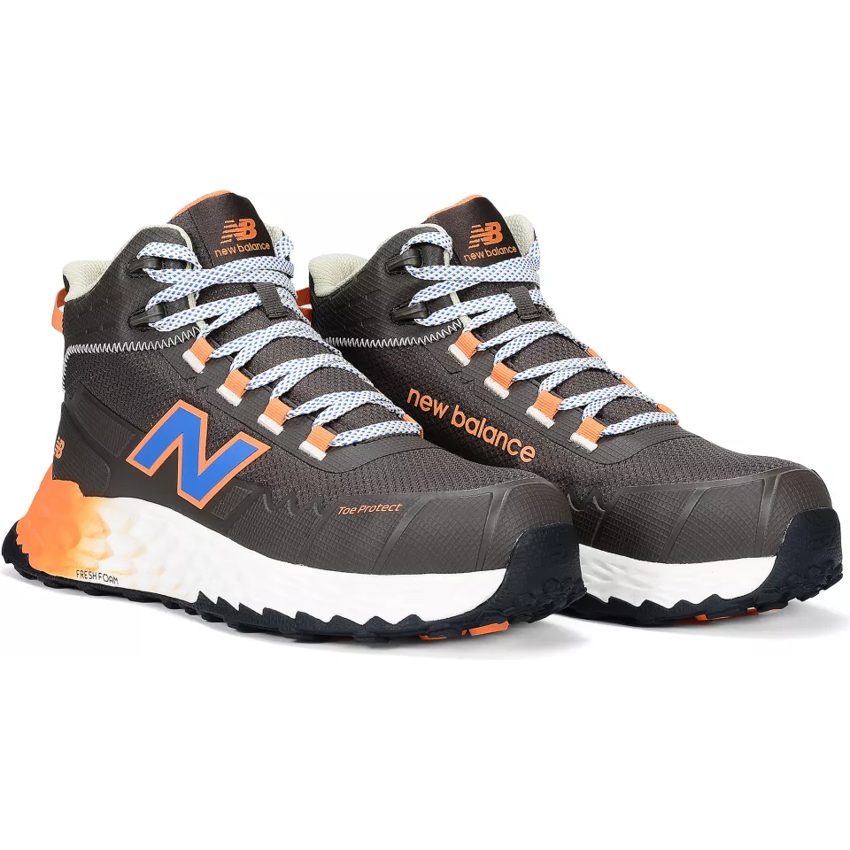 New Balance MEFCMCAP2E-5644, Cremorne Mid Sicherheitsstiefel S3L, Schokolade / Orange, image 6, gallery thumbnail