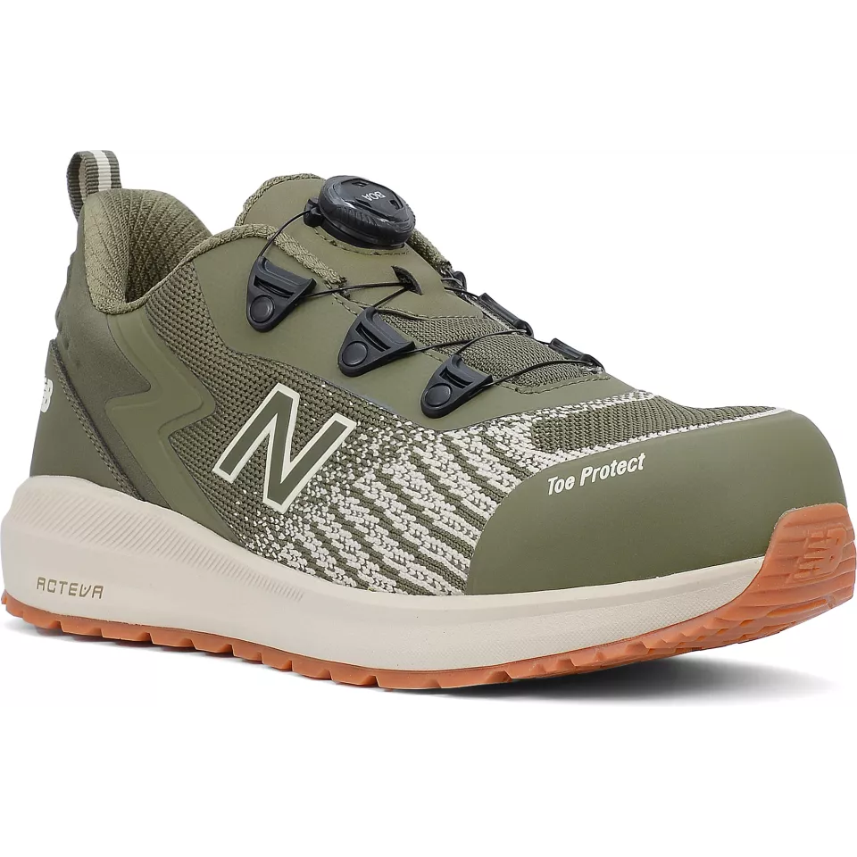 New Balance MIDSPWRBOA-3311, Speedware Boa Safety shoes S1P, olive / white, image 1, gallery thumbnail