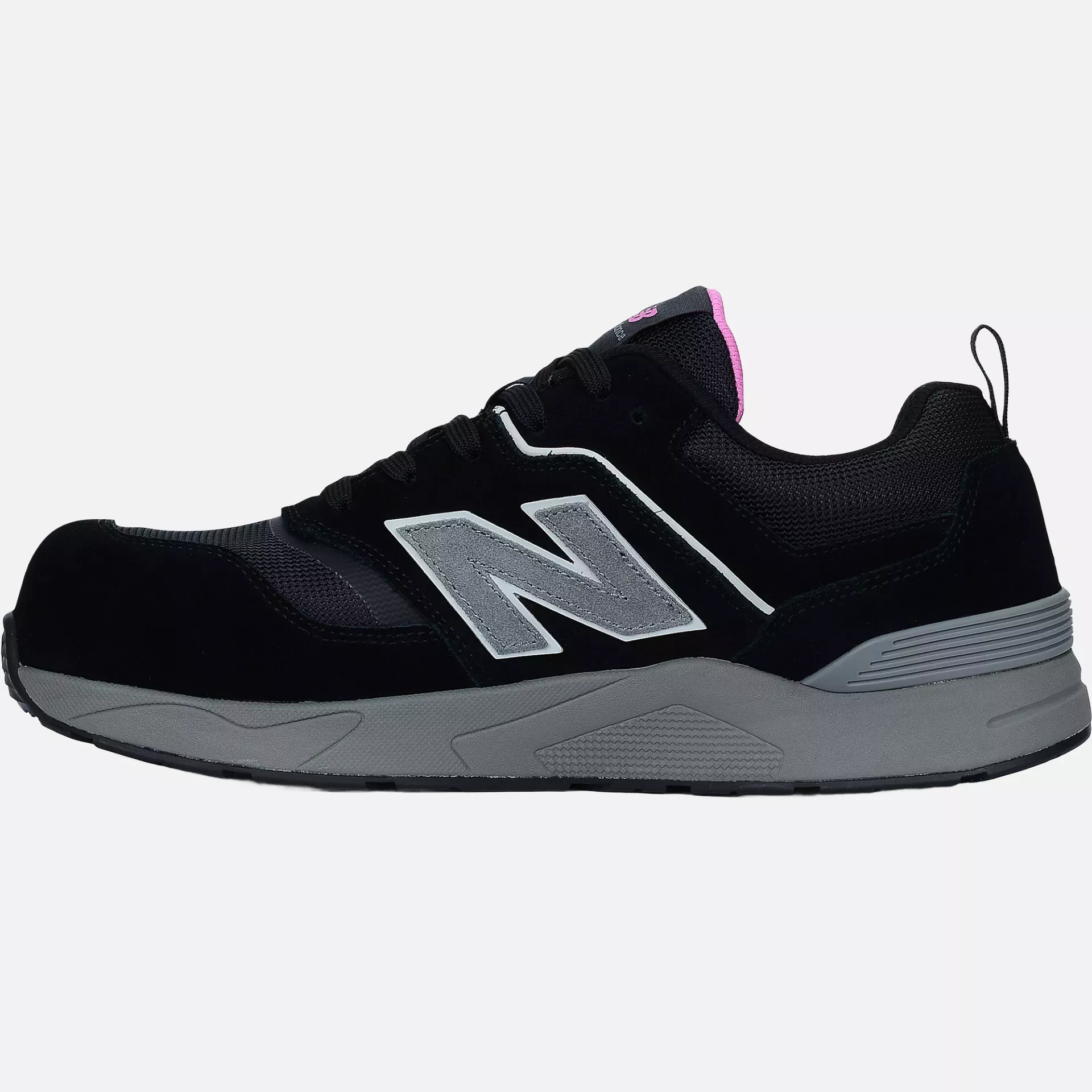 New Balance WEELCAP-1063, Elite Lite Womens Safety Shoe S1 PL HRO FO SC SR Black/rose, image 3