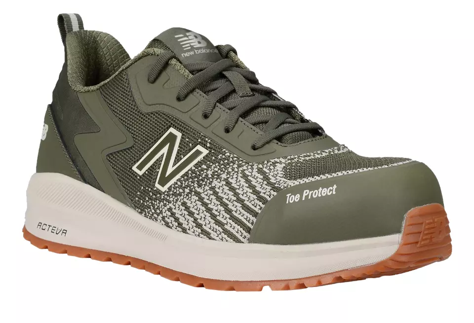 New Balance MIDSPWR-3311, Speedware Safety Shoes S1 P SRC Olive/white, image 1, gallery thumbnail