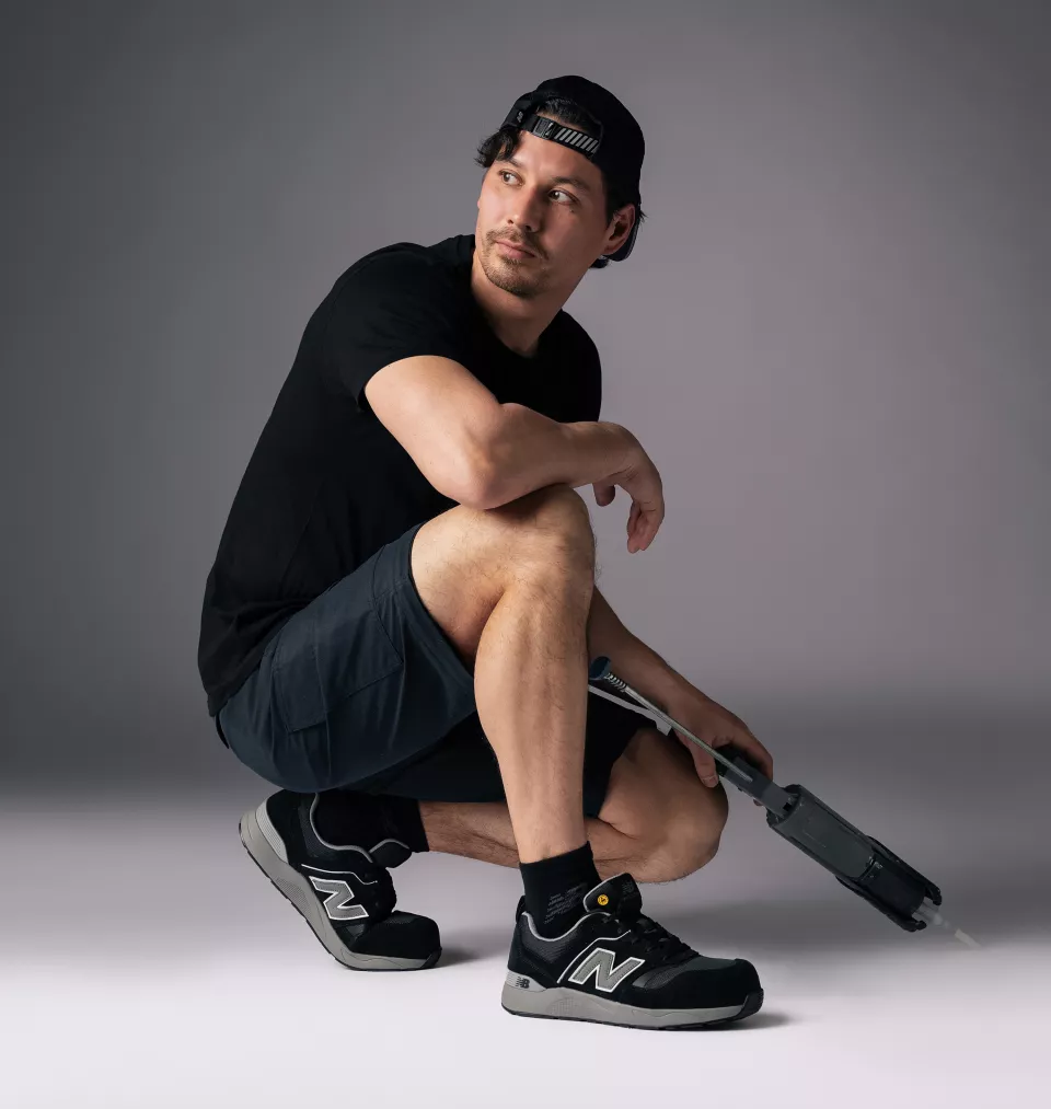 New Balance MEELCAP-1012, Elite Lite Herren Sicherheitsschuhe S1 PL HRO FO SC SR Schwarz/Grau, image 10, gallery thumbnail