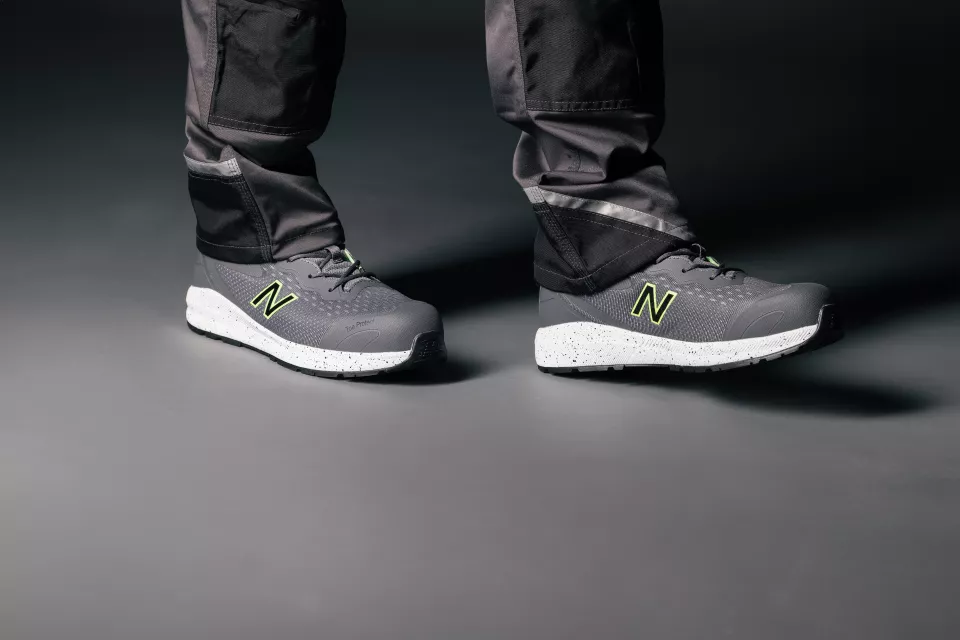 New Balance MIDLOGI-2143, Logic Safety Shoes S1 PL SR FO HRO Blue/yellow, image 9, gallery thumbnail