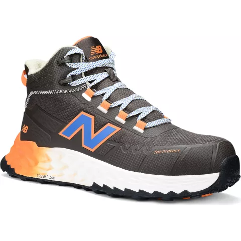 New Balance Cremorne Mid Safety boots S3L, chocolate / orange