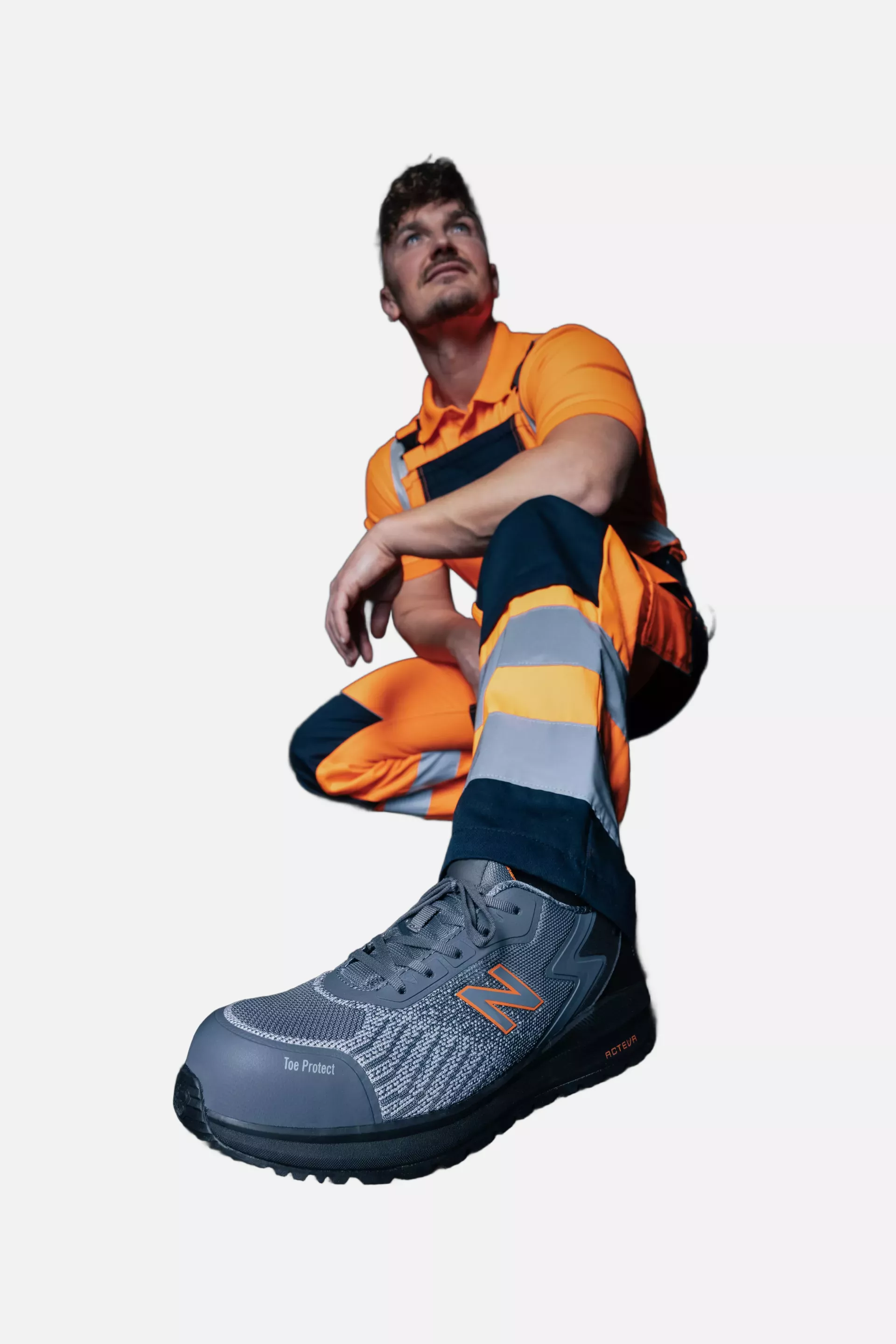 New Balance MIDSPWR-1244, Speedware Sicherheitsschuhe S1 P SRC Grau/Orange, image 7