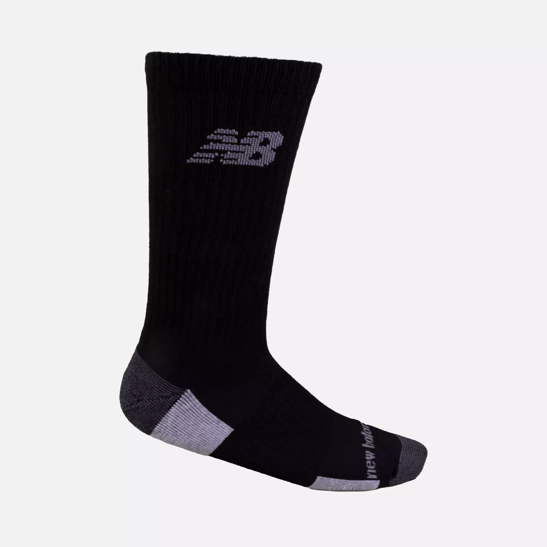 New Balance LAS51356, Performance Crew Socks, Black, image 3