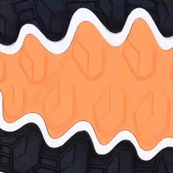 **The slip-resistant** outsole keeps you steady and confident on wet or oily floors.