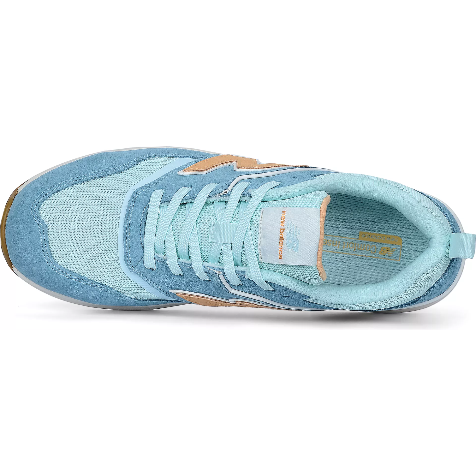 New Balance WEELCAP-2944, Elite Lite Womens Safety Shoe S1 PL HRO FO SC SR Milky Blue/orange, image 4