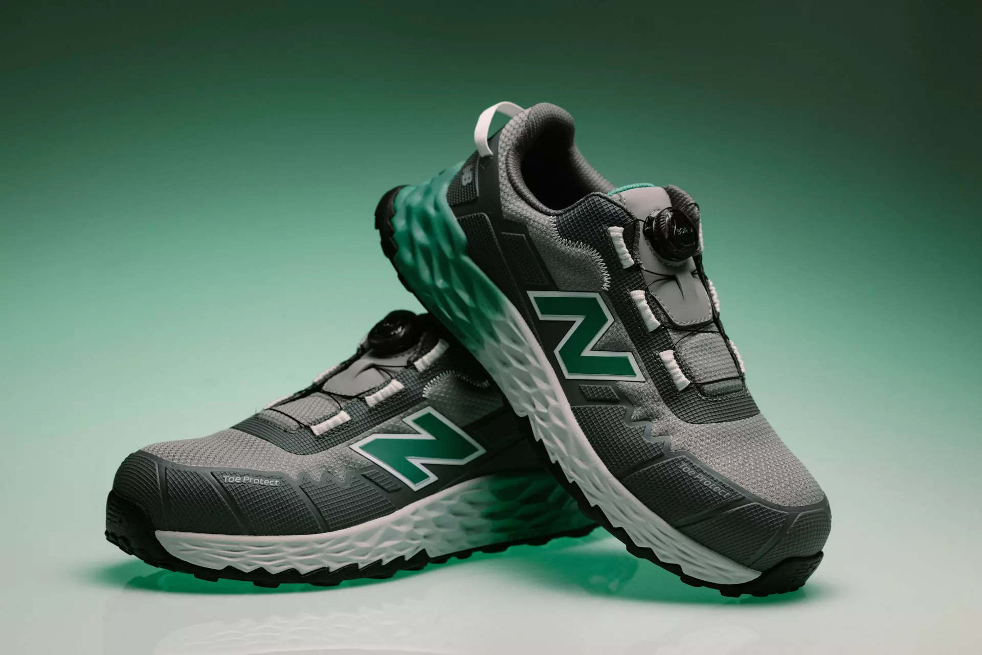 New Balance MEFFCAPB2E-1730, Cremorne BOA Safety shoes S3L, alloy / green, image 7