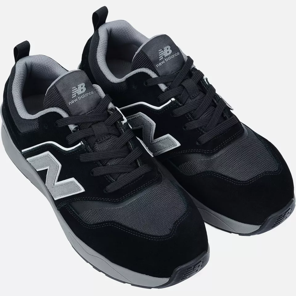 New Balance MEELCAP-1012, Elite Lite Herren Sicherheitsschuhe S1 PL HRO FO SC SR Schwarz/Grau, image 8, gallery thumbnail