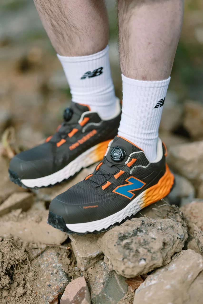New Balance MEFFCAPB2E-5644, Cremorne BOA Safety shoes S3L, chocolate / orange, image 14, gallery thumbnail