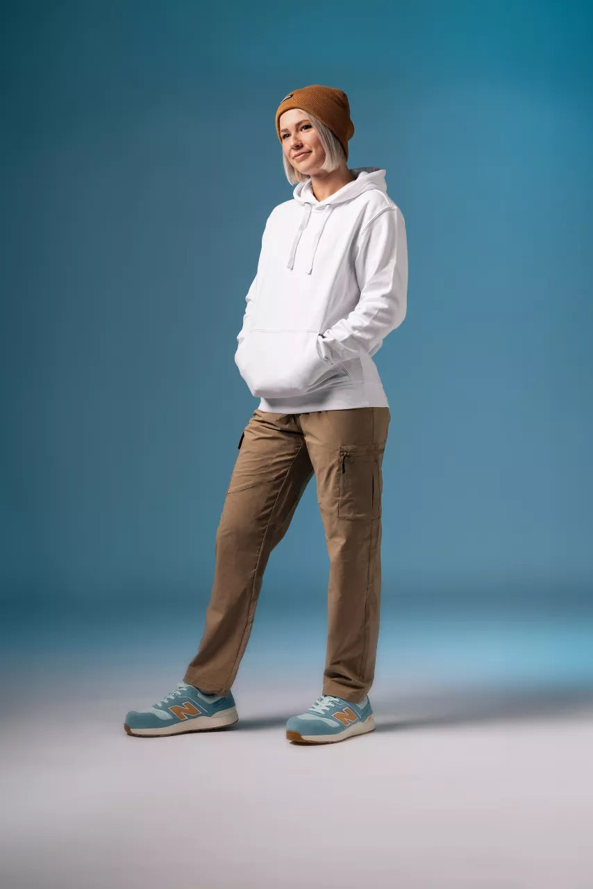 New Balance WEELCAP-2944, Elite Lite Womens Safety Shoe S1 PL HRO FO SC SR Milky Blue/orange, image 12, gallery thumbnail