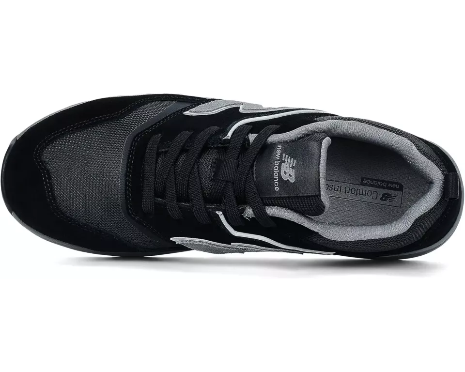 New Balance MEELCAP-1012, Elite Lite Herren Sicherheitsschuhe S1 PL HRO FO SC SR Schwarz/Grau, image 3, gallery thumbnail