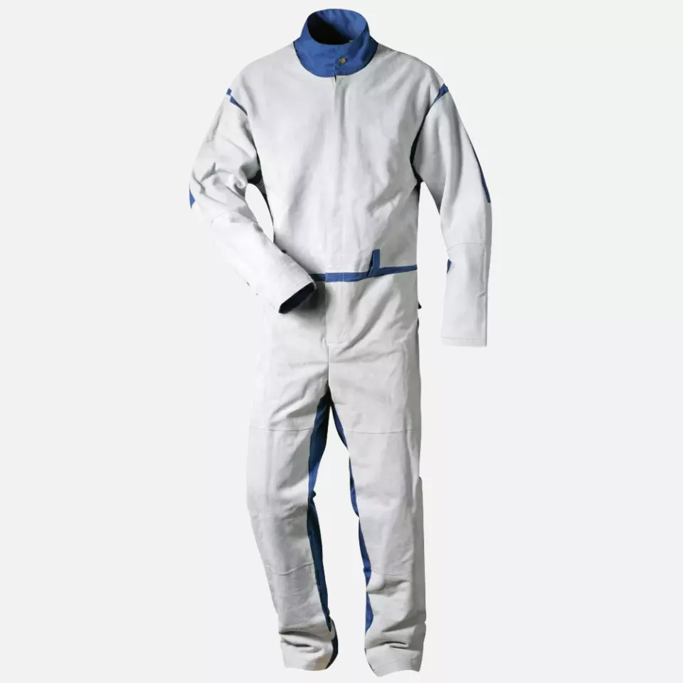 Feldtmann 2809, ELMAR Leather Reinforced Cotton Coverall, image 1, gallery thumbnail