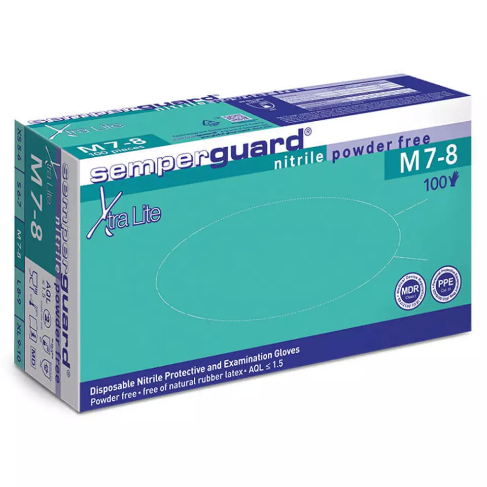SEMPERMED 0446, SEMPERGUARD® NITRILE XTRA LITE Einweghandschuhe, image 1, gallery thumbnail