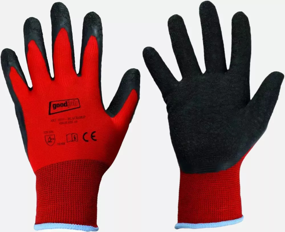 GoodJob 0519, BLACK GRIP Gloves, image 1