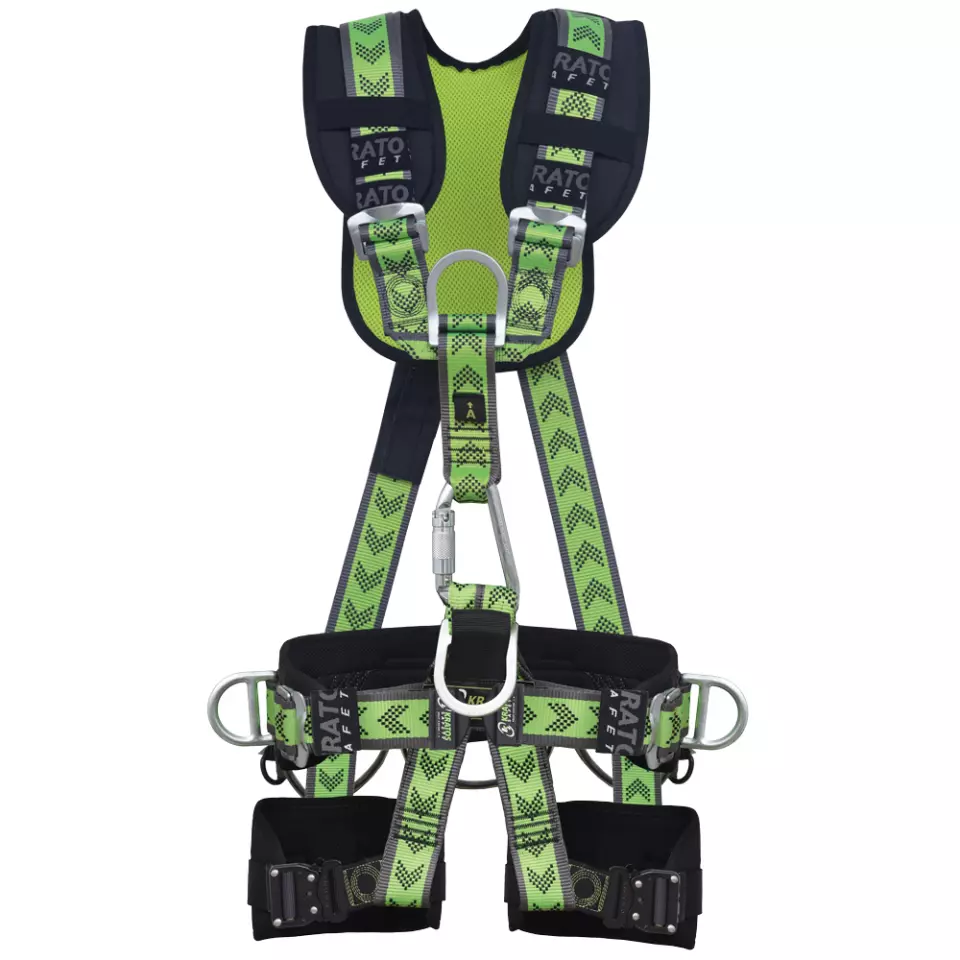 Kratos Safety 4434, Premium Suspension Body Harness Comfort, 5 Attachement Point, image 1, gallery thumbnail