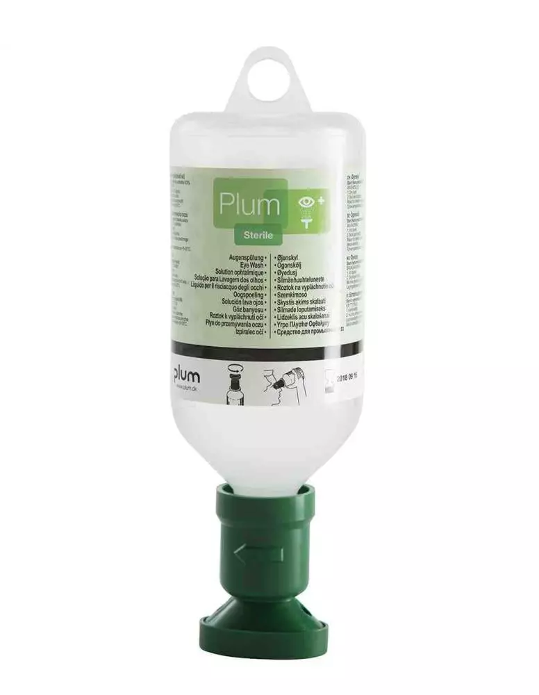 PLUM 81792-500, Refill Bottle For Eye Wash Station 500 ml, image 1, gallery thumbnail