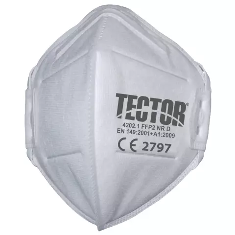 Tector FFP2 NR D Fold Flat Mask