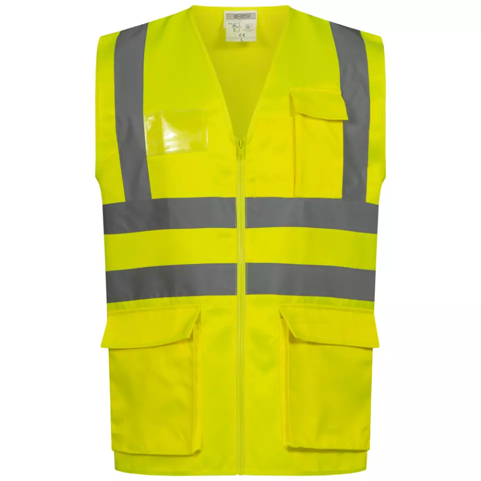 Safestyle 23515, MALTE High Visibility Vest Yellow, image 1, gallery thumbnail