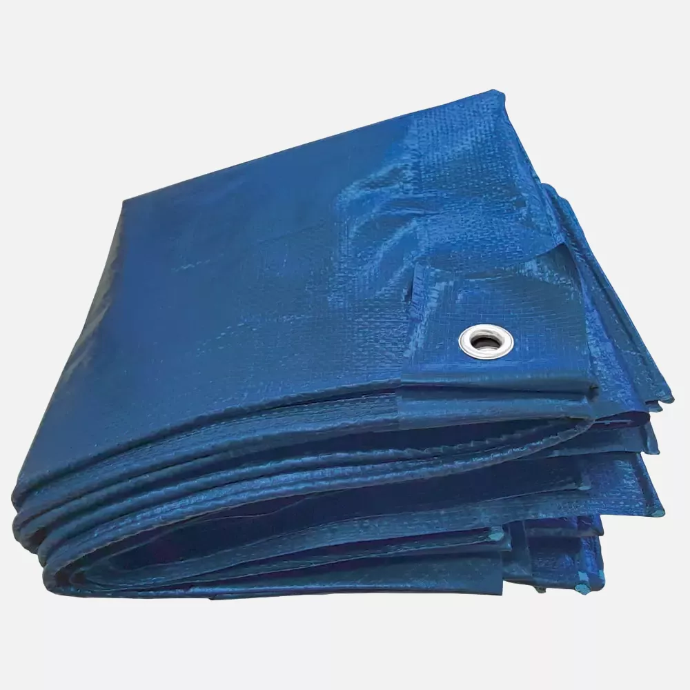 Tector 84326-6080, PE Tarpaulin 130G/M² Blue 6 x 8 Meter, image 1