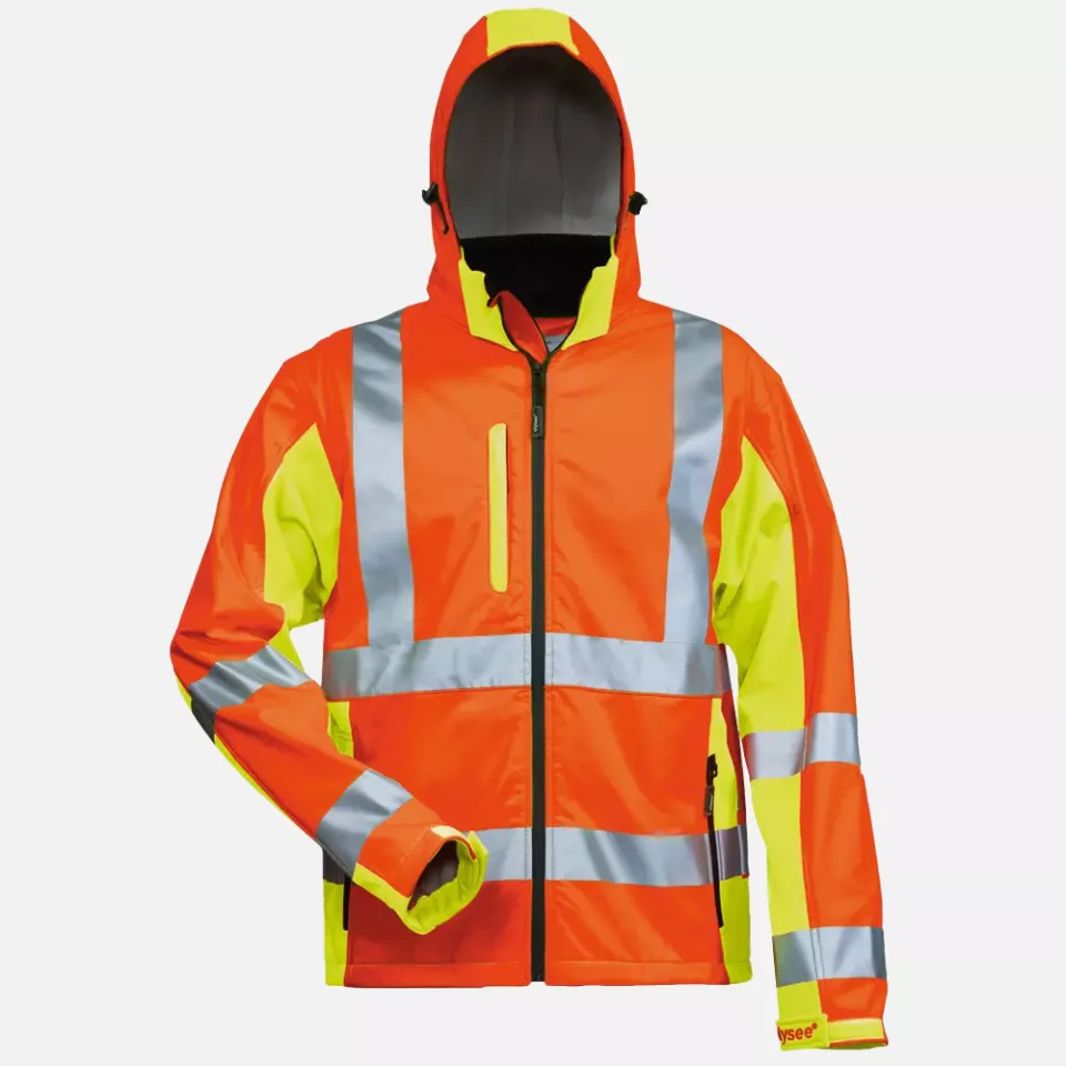 ELYSEE 22734, HOSS High Visibility Softshell Jacket, image 1, gallery thumbnail