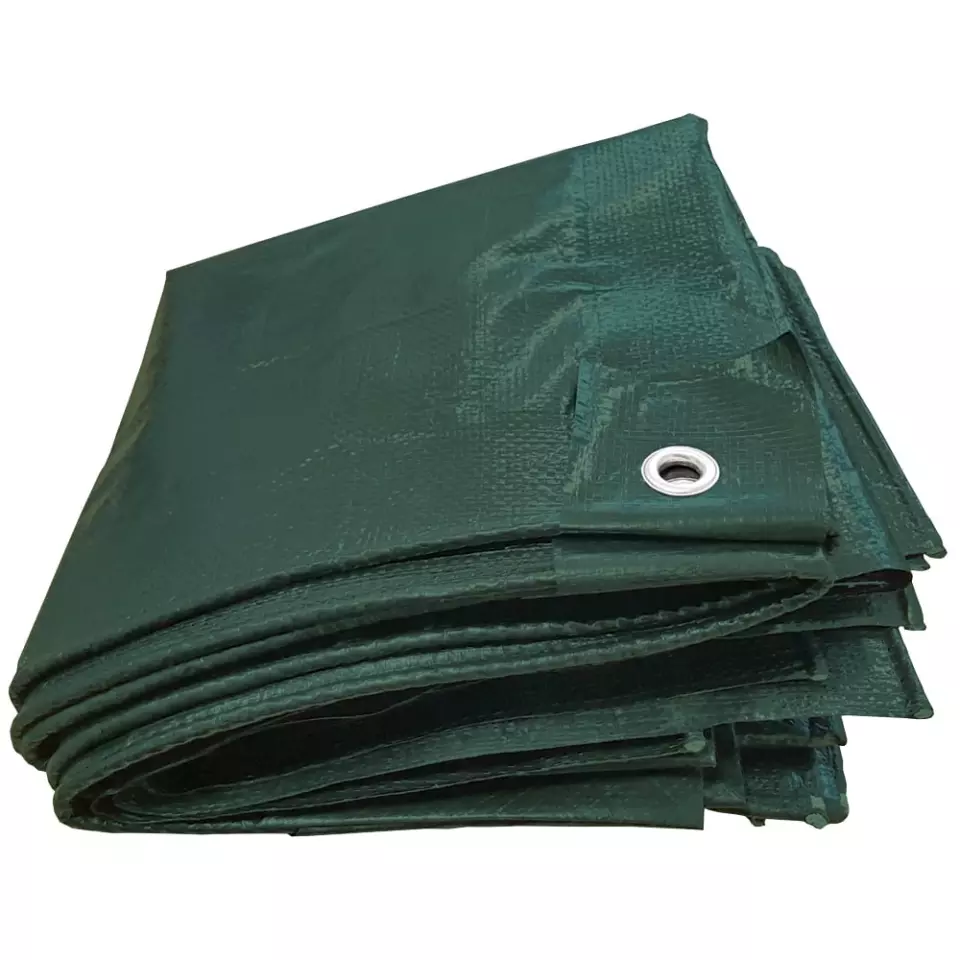 Tector 84323-6080, PE Tarpaulin 90G/M² Green 6 x 8 Meter, image 1, gallery thumbnail