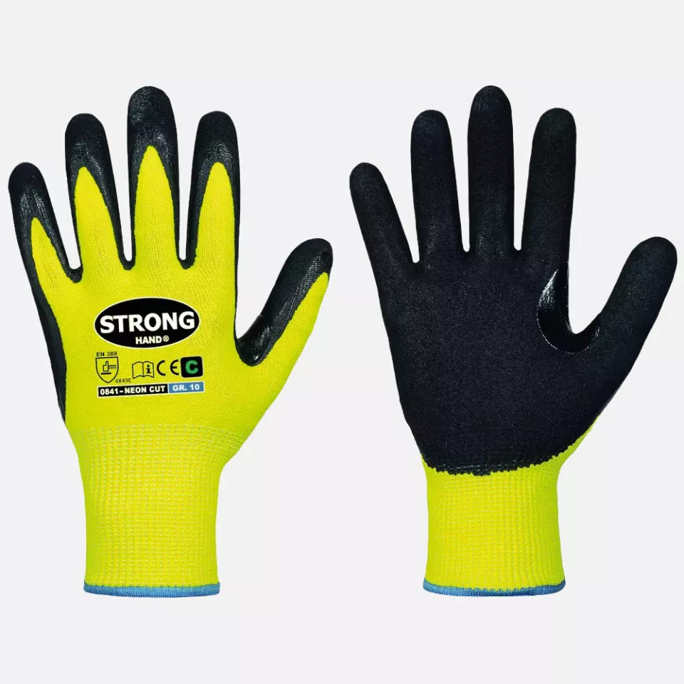 Stronghand 0841, NEON CUT Gloves, image 1, gallery thumbnail