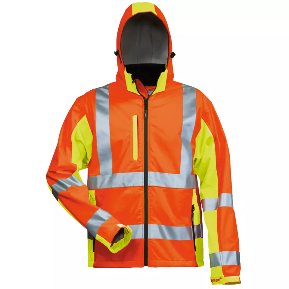 ELYSEE 22734, HOSS High Visibility Softshell Jacket, image 1, gallery thumbnail