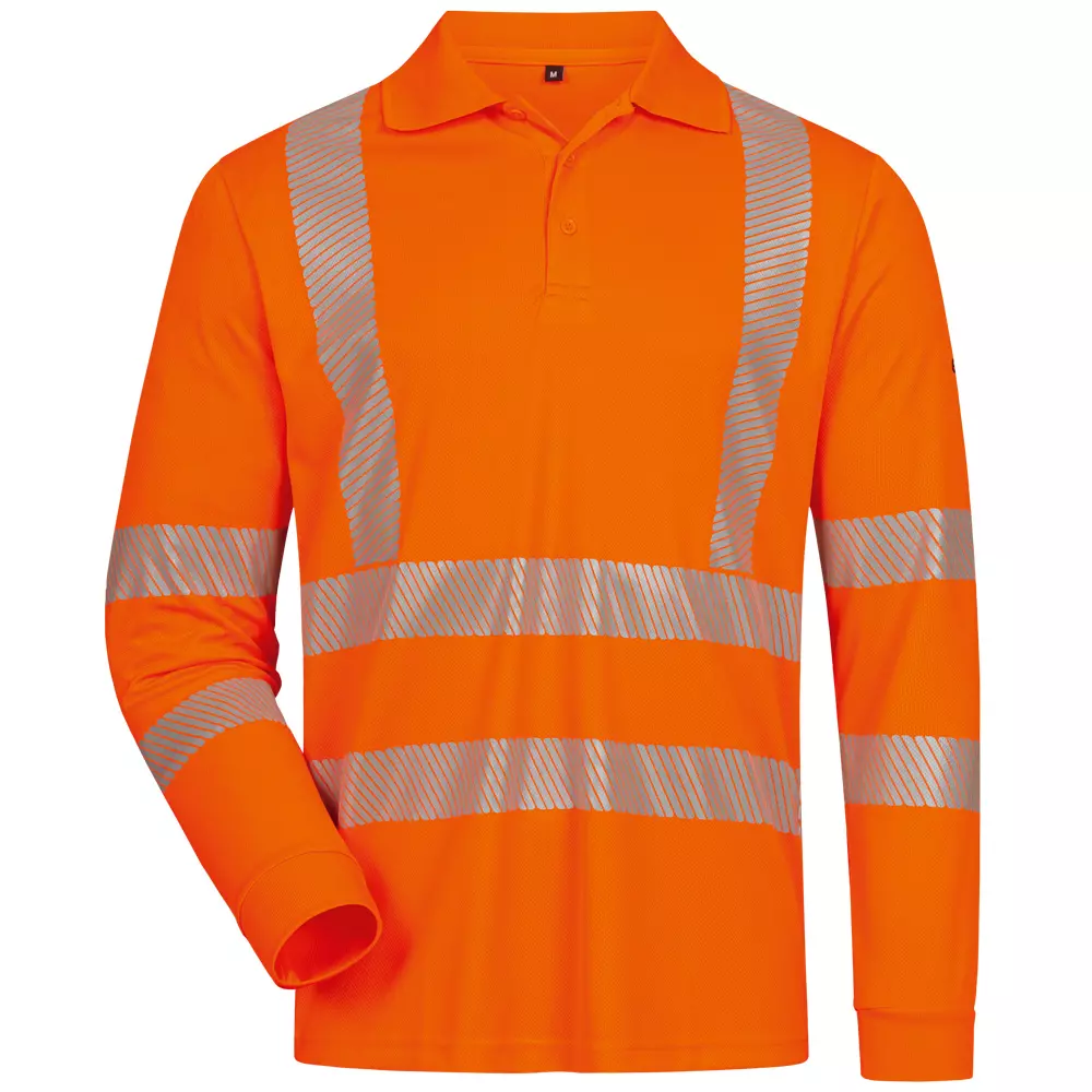ELYSEE 23498, HARLINGEN UV Protection/High Visibility Long Sleeve Polo, image 1