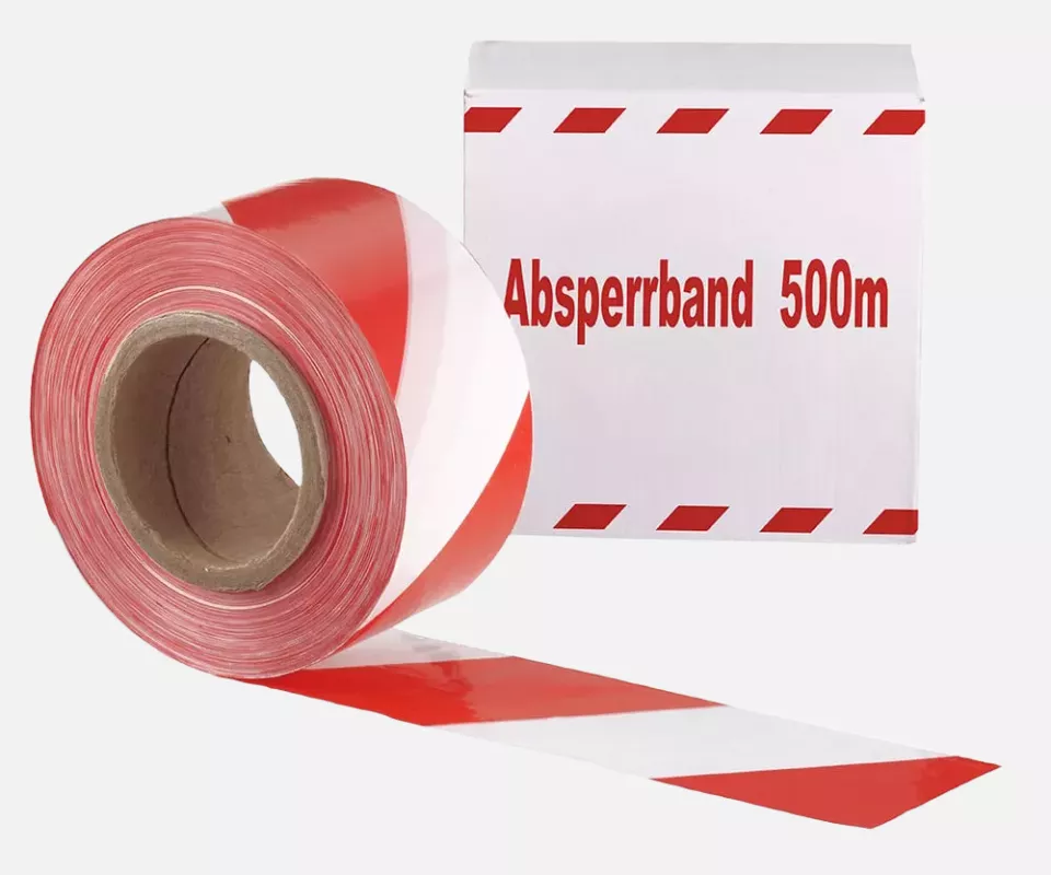 Feldtmann 81101-500, Construction Site Barrier Tape 500 Meter, image 1, gallery thumbnail
