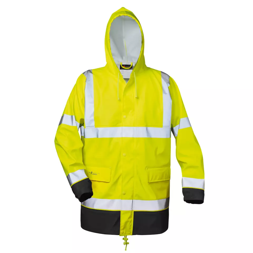 Norway 2360, MANFRED High Visibility PU Rain Jacket, image 1, gallery thumbnail