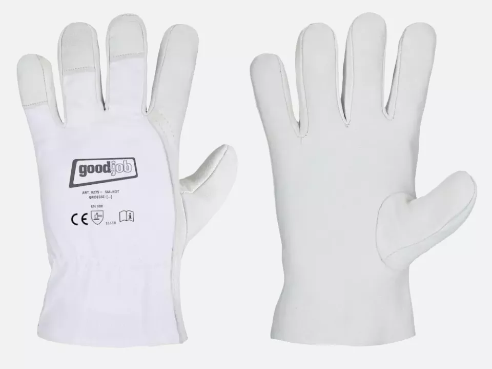 GoodJob 0275, SIALKOT Sheep/Goatskin Nappa Leather Gloves, image 1, gallery thumbnail