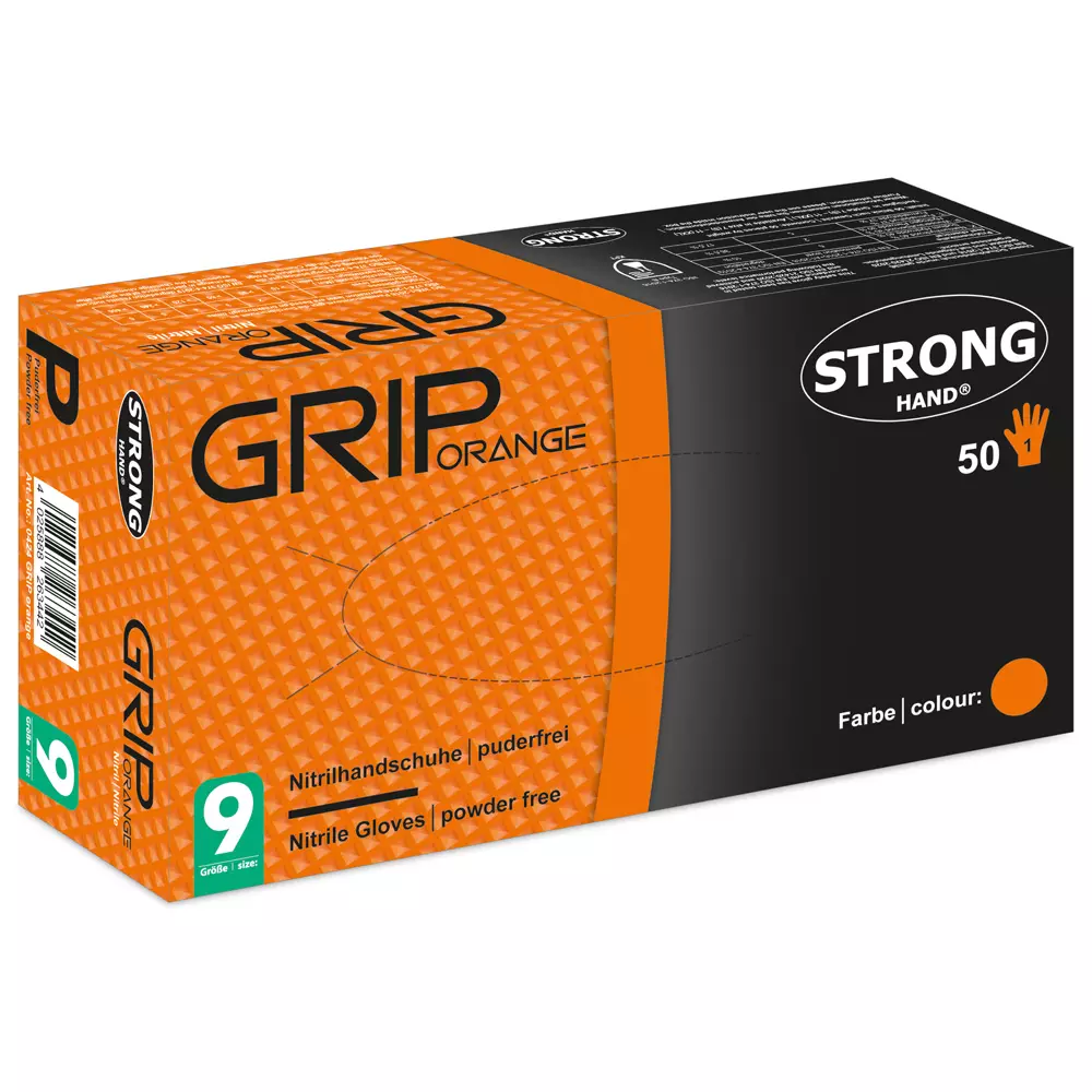Stronghand 0424, GRIP Handschuhe, Orange, image 1