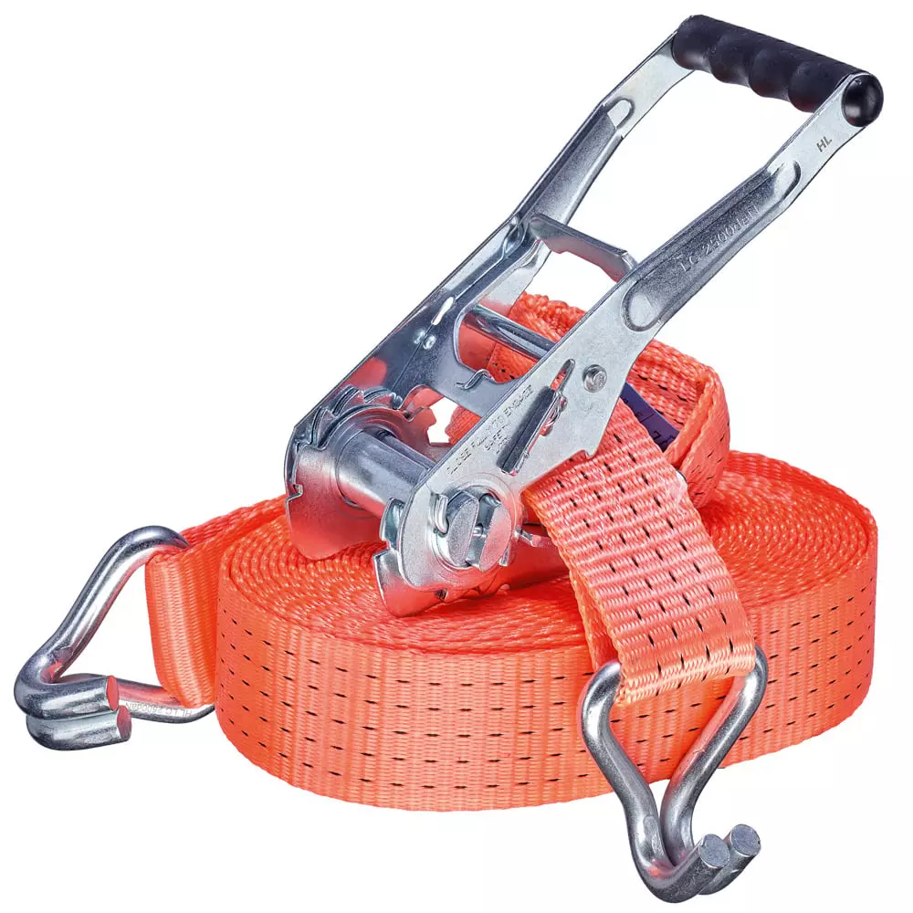 TECTOR 84510-12M, Cargo Lashing Belt, 2 Part, with DJ Hook 12 Meter, image 1