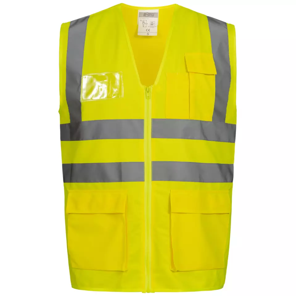 Safestyle 23510, ALBIN High Visibility Vest Yellow, image 1, gallery thumbnail