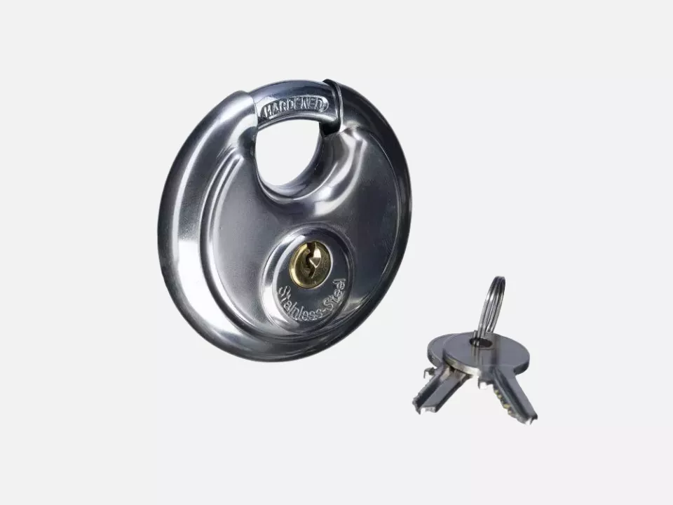 Tector 8792-70, Brass Padlock 70 mm, image 1, gallery thumbnail