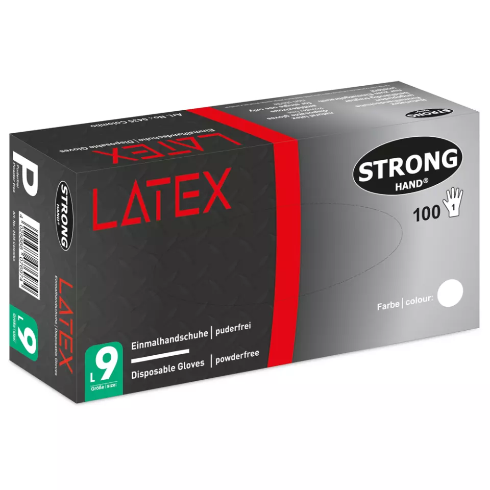 Stronghand 0435, COLOMBO Latex Disposable Gloves, image 1, gallery thumbnail
