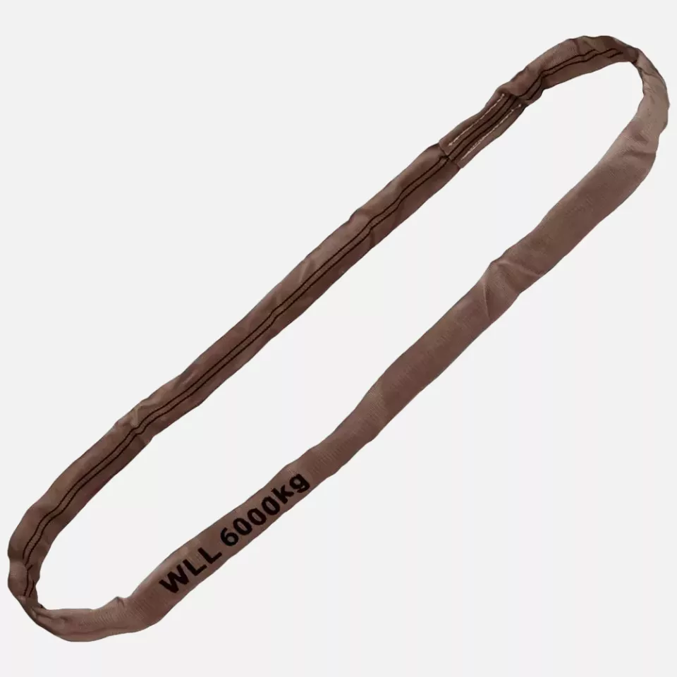 Tector 84530-3M, Roundsling, WLL 6000 Kg, Brown 3 Meter, image 1, gallery thumbnail