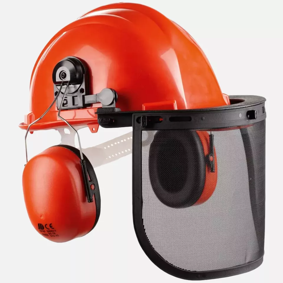 Tector 4050-005, Forrestry Helmet Set, Orange, image 1, gallery thumbnail