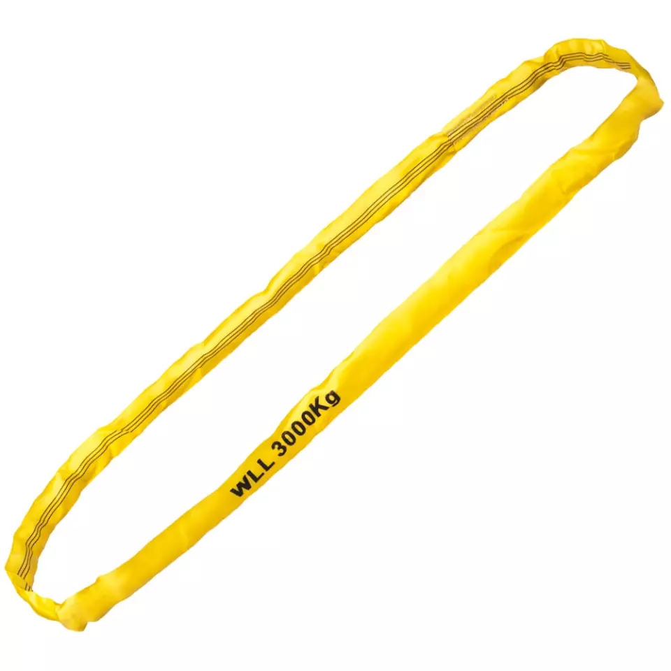 Tector 84524-3M, Roundsling, WLL 3000 Kg, Yellow 3 Meter, image 1, gallery thumbnail